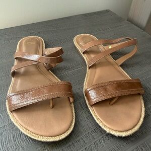 UGG Women's Brown Strappy Sandals